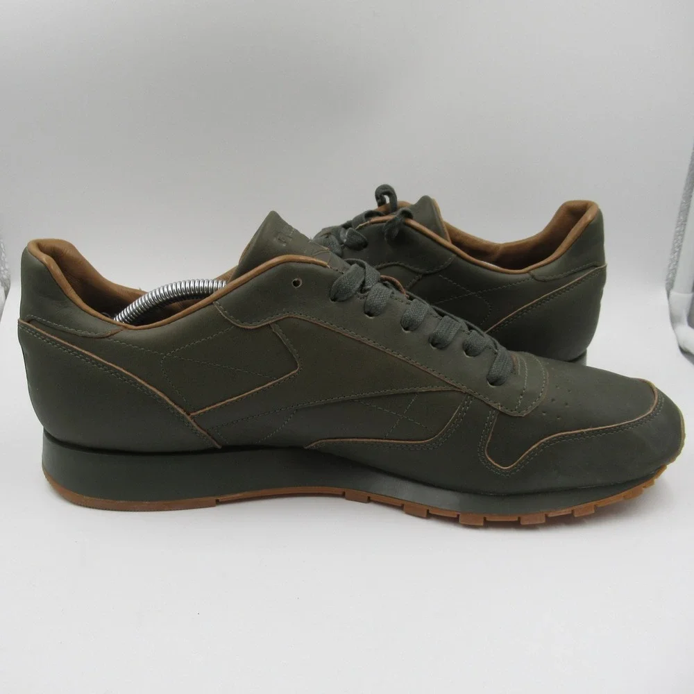 Reebok Classic Leather Kendrick Lamar TDE Olive Green Mens 13 BS7465
